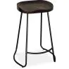 Barhocker - Industriedesign - Holz und Metall - 66 cm - Adriel image 7