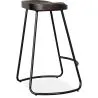 Barhocker - Industriedesign - Holz und Metall - 66 cm - Adriel image 7
