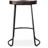 Barhocker - Industriedesign - Holz und Metall - 66 cm - Adriel image 7