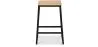 Barhocker im Industriedesign - Holz & Metall - 60cm - Big Boy image 7