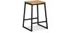 Barhocker im Industriedesign - Holz & Metall - 60cm - Big Boy image 7