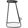 Barhocker - Industriedesign - Holz und Metall - 76cm - Aiyana image 7