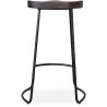 Barhocker - Industriedesign - Holz und Metall - 76cm - Aiyana image 7