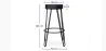 Runder Hocker - Industriedesign - 80 cm - Elan image 7