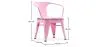 Kinderstuhl mit Armlehnen - Kinderstuhl Industrial Design - Stahl - Stylix image 7