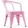 Kinderstuhl mit Armlehnen - Kinderstuhl Industrial Design - Stahl - Stylix image 7