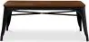 Industriedesign-Bank - Holz und Metall - Stylix
 image 7
