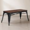Industriedesign-Bank - Holz und Metall - Stylix
 image 7