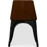 Industriedesign-Bank - Holz und Metall - Stylix
 image 7