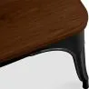 Industriedesign-Bank - Holz und Metall - Stylix
 image 7