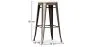 Barhocker - Industriedesign - Stahl & Holz - 76cm - Stylix image 7