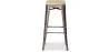Barhocker - Industriedesign - Stahl & Holz - 76cm - Stylix image 7