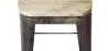 Barhocker - Industriedesign - Stahl & Holz - 76cm - Stylix image 7