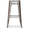 Barhocker - Industriedesign - Stahl & Holz - 76cm - Stylix image 7