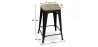 Barhocker im Industriedesign - Holz & Stahl - 61cm - Stylix image 7
