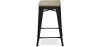 Barhocker im Industriedesign - Holz & Stahl - 61cm - Stylix image 7