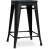Barhocker - Industriedesign - Holz & Stahl - 61cm - Stylix image 7