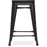 Barhocker - Industriedesign - Holz & Stahl - 61cm - Stylix image 7