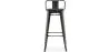 Barhocker mit Rückenlehne - Industriedesign - Holz & Stahl - 76cm - Stylix image 7