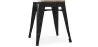 Hocker im Industriedesign - Holz & Metall - 45cm - Stylix image 7