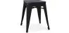 Hocker im Industriedesign - Holz & Stahl - 46cm - Stylix image 7