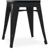 Hocker im Industriedesign - Holz & Stahl - 46cm - Stylix image 7