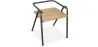 Esszimmerstuhl - Industriedesign - Holz und Metall - Achak image 7