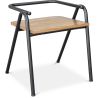 Esszimmerstuhl - Industriedesign - Holz und Metall - Achak image 7