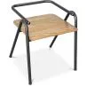 Esszimmerstuhl - Industriedesign - Holz und Metall - Achak image 7