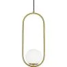 Globus-Deckenlampe - Goldene Pendelleuchte - Ruby image 7