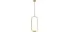 Globus-Deckenlampe - Goldene Pendelleuchte - Ruby image 7