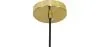 Globus-Deckenlampe - Goldene Pendelleuchte - Ruby image 7