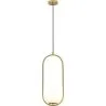 Globus-Deckenlampe - Goldene Pendelleuchte - Ruby image 7