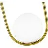 Globus-Deckenlampe - Goldene Pendelleuchte - Ruby image 7