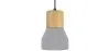 Holz- und Betondeckenlampe - Pendelleuchte im skandinavischen Design - Minnie image 7