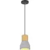 Holz- und Betondeckenlampe - Pendelleuchte im skandinavischen Design - Minnie image 7