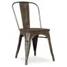 Esszimmerstuhl - Industriedesign - Holz und Stahl - Neue Ausgabe - Stylix image 7