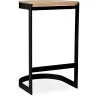 Barhocker im Industriedesign - Holz und Metall - 60cm - Lia image 7