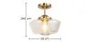 Deckenlampe - Vintage-Stil Pendelleuchte - Suki image 7