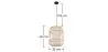 Bambus-Deckenlampe - Boho-Bali-Design-Pendelleuchte - Mane image 7
