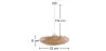 Bambus-Deckenlampe - Boho-Bali-Design-Pendelleuchte - Sam image 7
