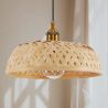 Bambus-Deckenlampe - Pendelleuchte im Boho-Bali-Design - Atria image 7