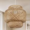 Bambus-Deckenlampe - Boho-Bali-Design-Pendelleuchte - Kamon image 7