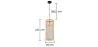 Deckenlampe aus Bambus - Pendelleuchte im Boho-Bali-Stil - Lawan image 7