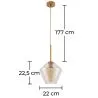 Kristall-Deckenlampe - Diamant-Design-Pendelleuchte - Alon image 7