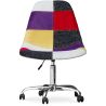 Bürostuhl mit Rollen - Schreibtischstuhl - Bezug aus Patchwork - Tessa image 7