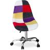 Bürostuhl mit Rollen - Schreibtischstuhl - Bezug aus Patchwork - Tessa image 7