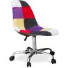 Bürostuhl mit Rollen - Schreibtischstuhl - Bezug aus Patchwork - Tessa image 7