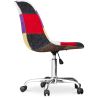 Bürostuhl mit Rollen - Schreibtischstuhl - Bezug aus Patchwork - Tessa image 7