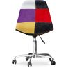 Bürostuhl mit Rollen - Schreibtischstuhl - Bezug aus Patchwork - Tessa image 7